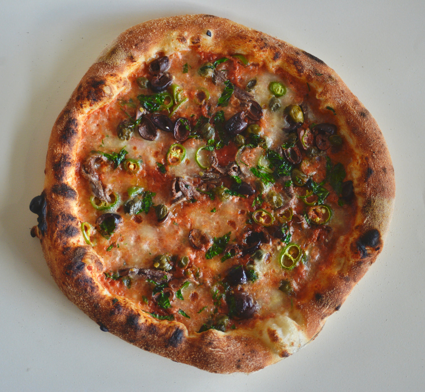 Organic pre-baked Napoli pizza