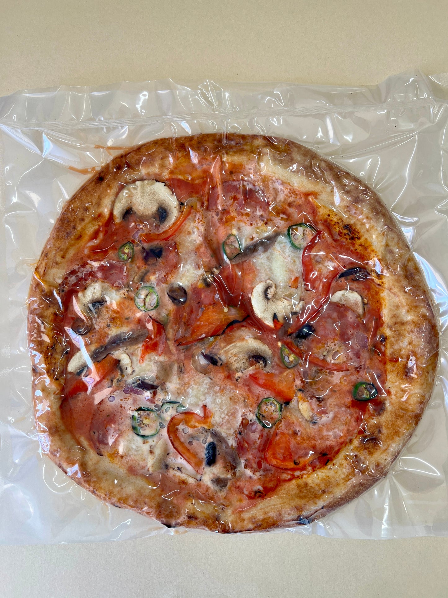 Organic pre-baked Old bridge favourite Pizza