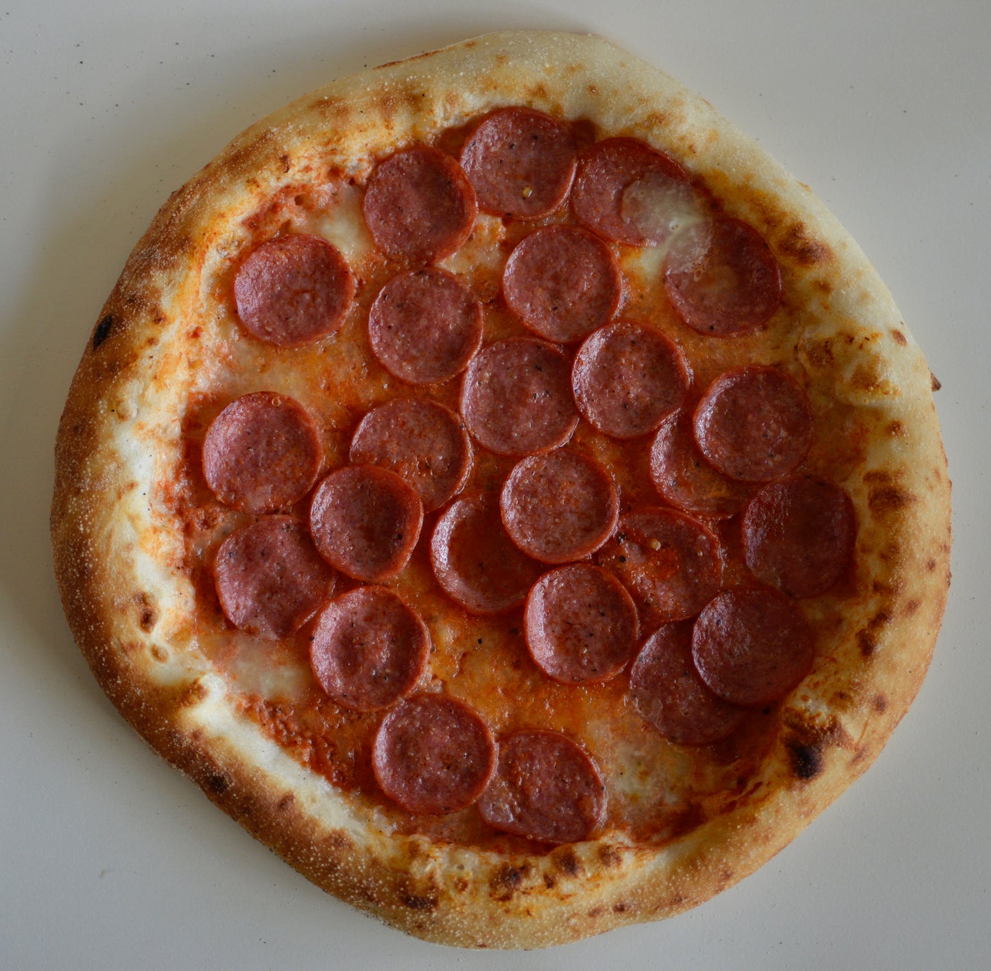 Organic pre-baked Pepperoni Pizza