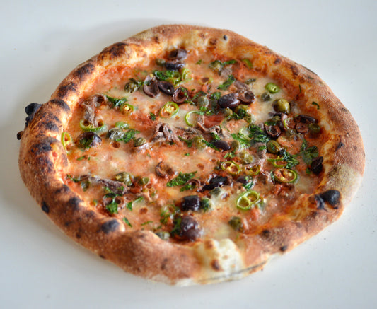 Organic pre-baked Napoli pizza