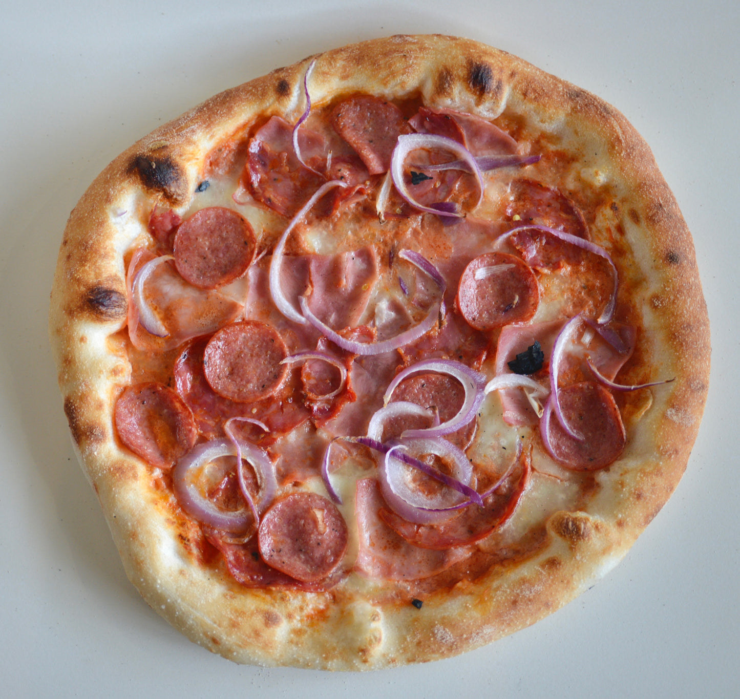 Organic pre-baked Meat lover Pizza