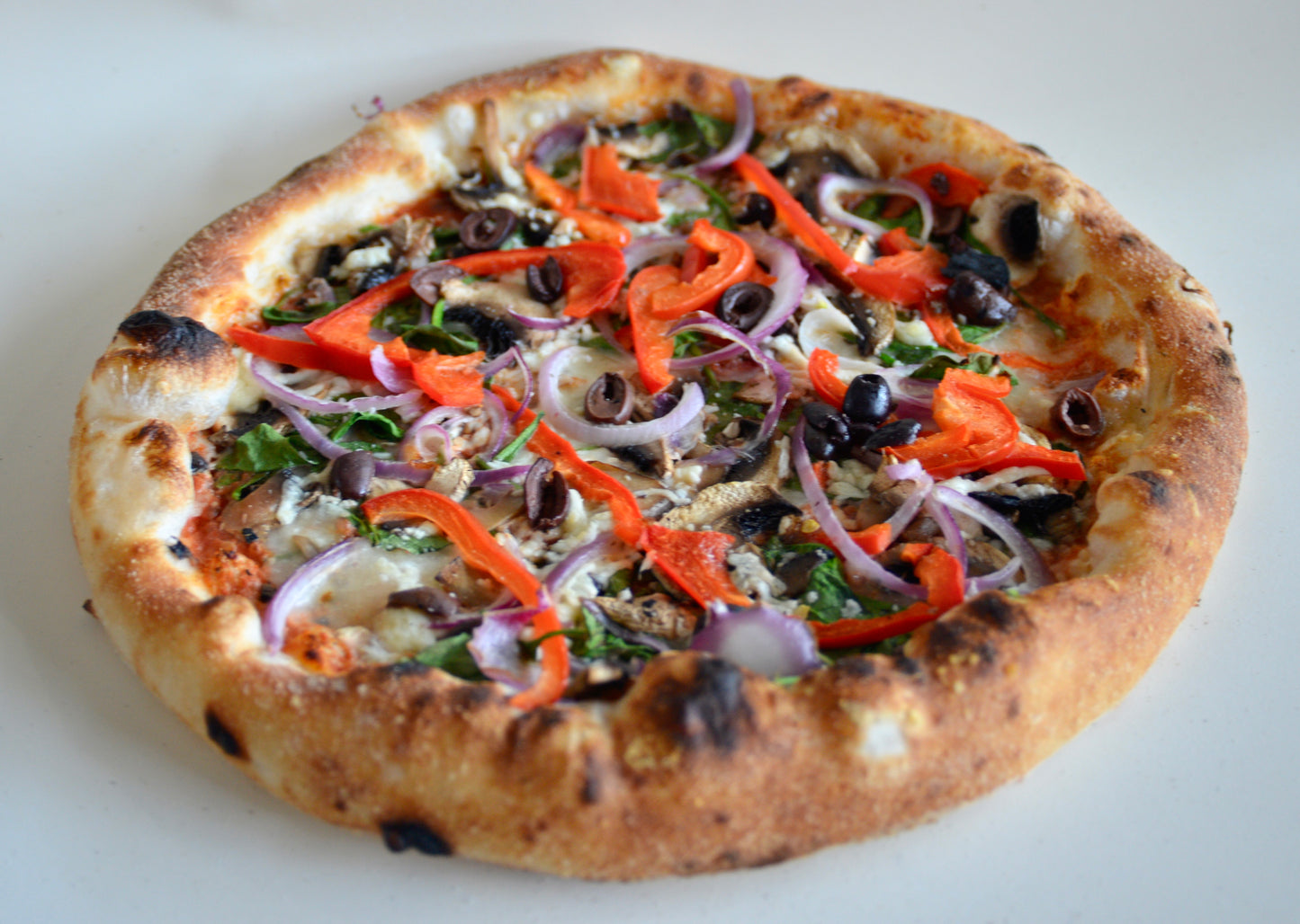 Organic pre-baked Mediterranean Pizza