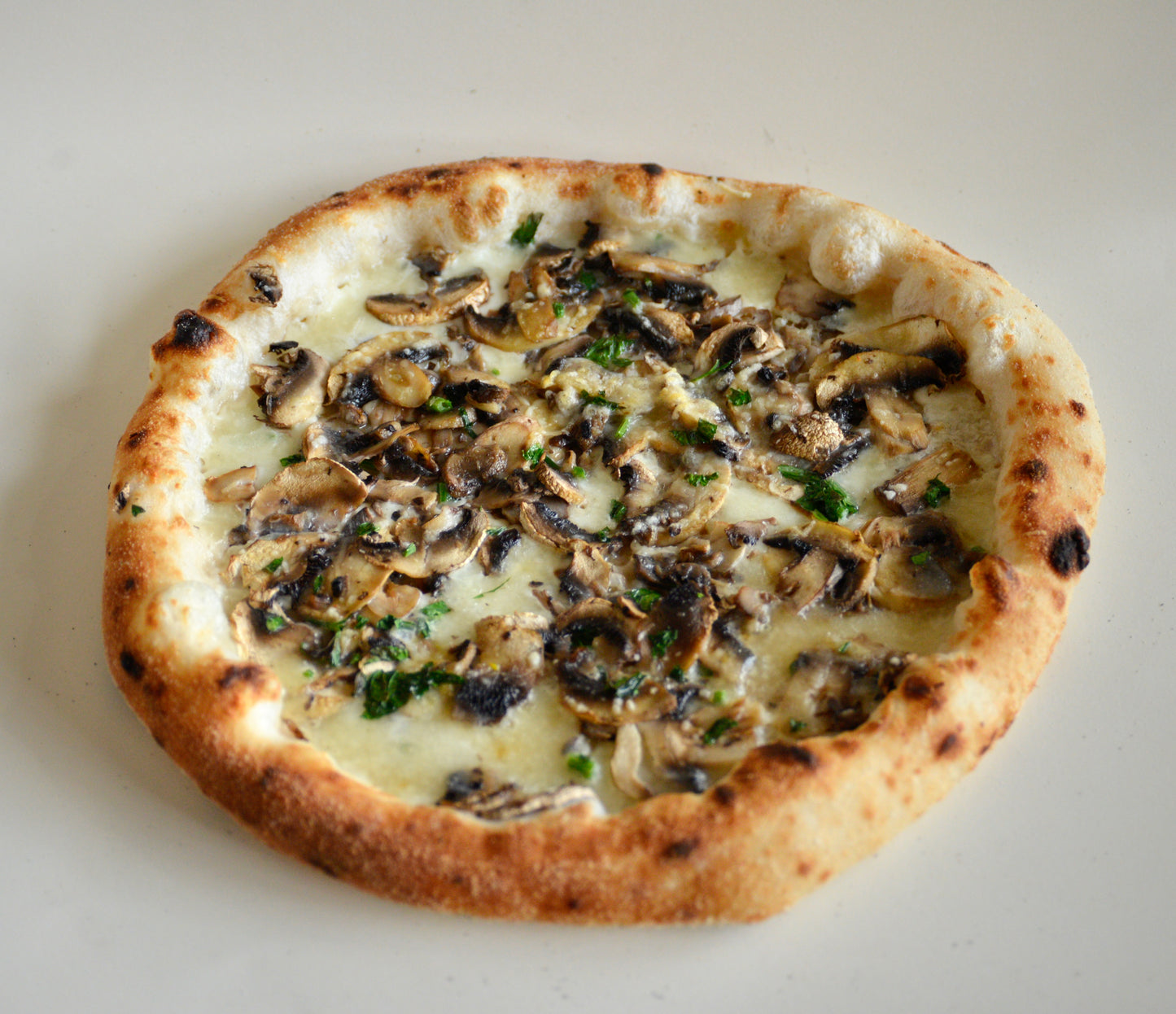 Organic pre-baked Garlic Mushroom Pizza
