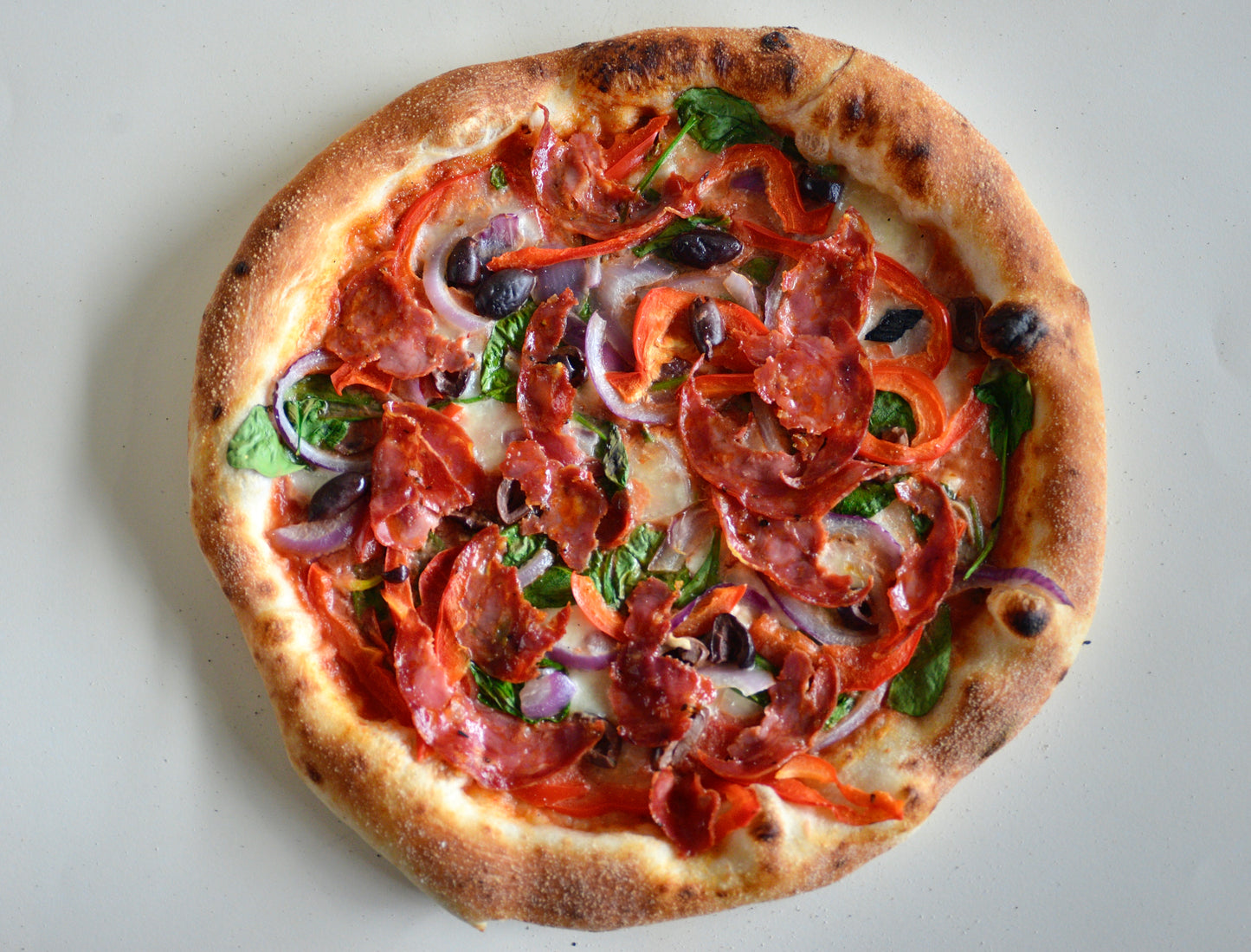 Organic pre-baked Spaniard Pizza