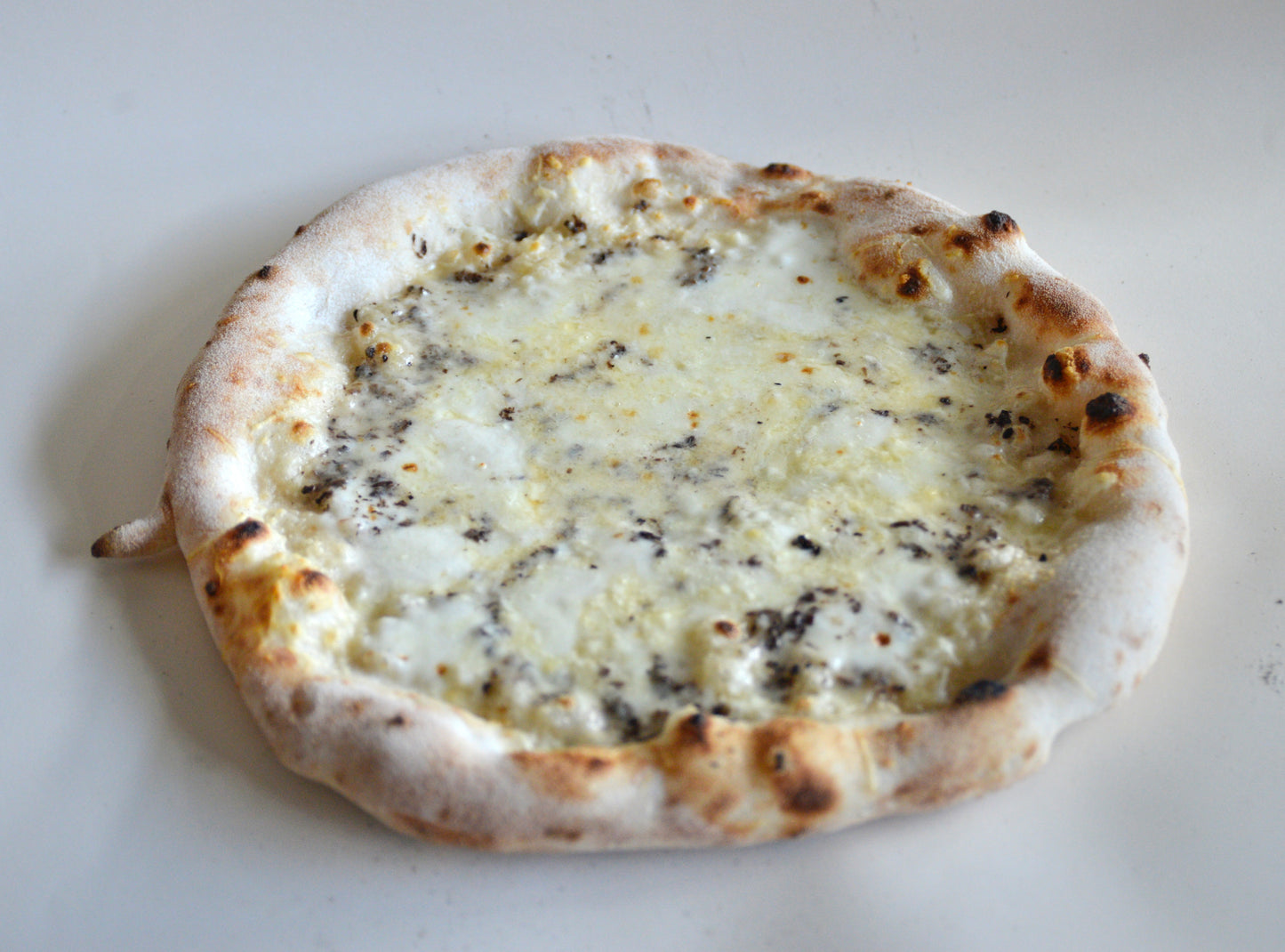 Organic pre-baked Cheese and Truffle Pizza