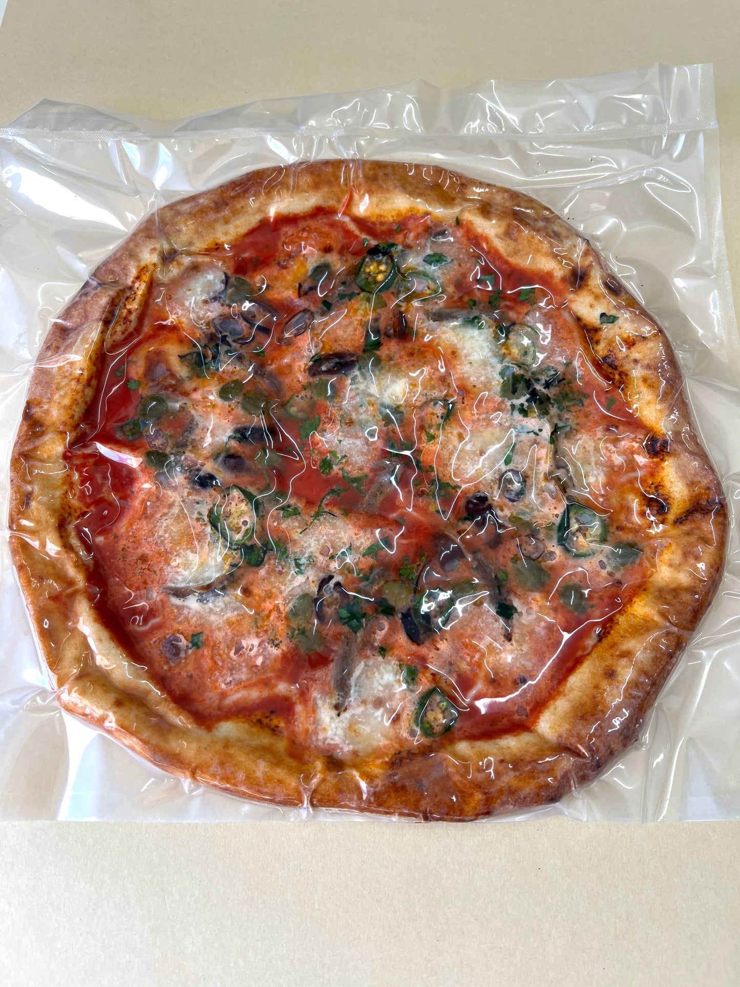 Organic pre-baked Napoli pizza